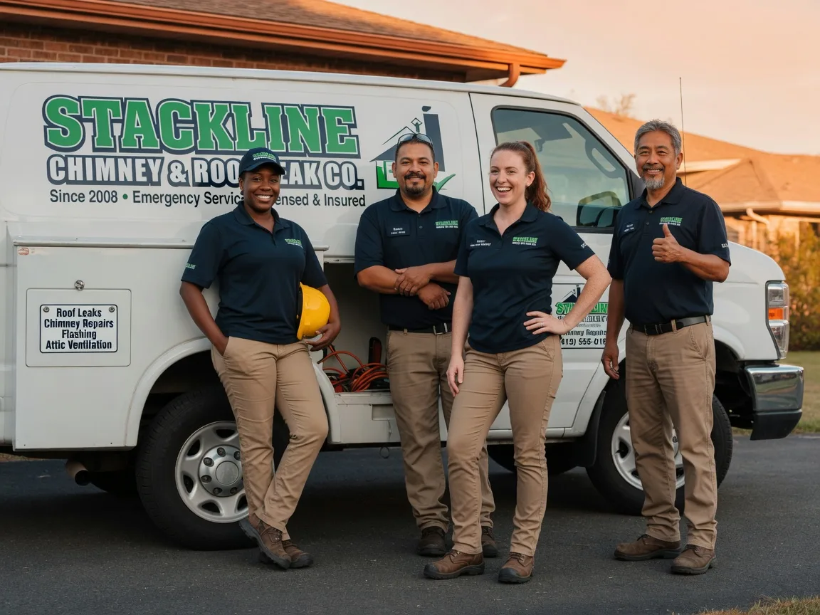 Chimney flashing repair company in Whitney, TX
